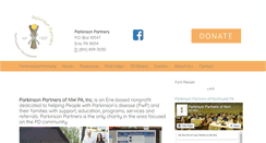 Desktop Screenshot of parkinsonpartners.org